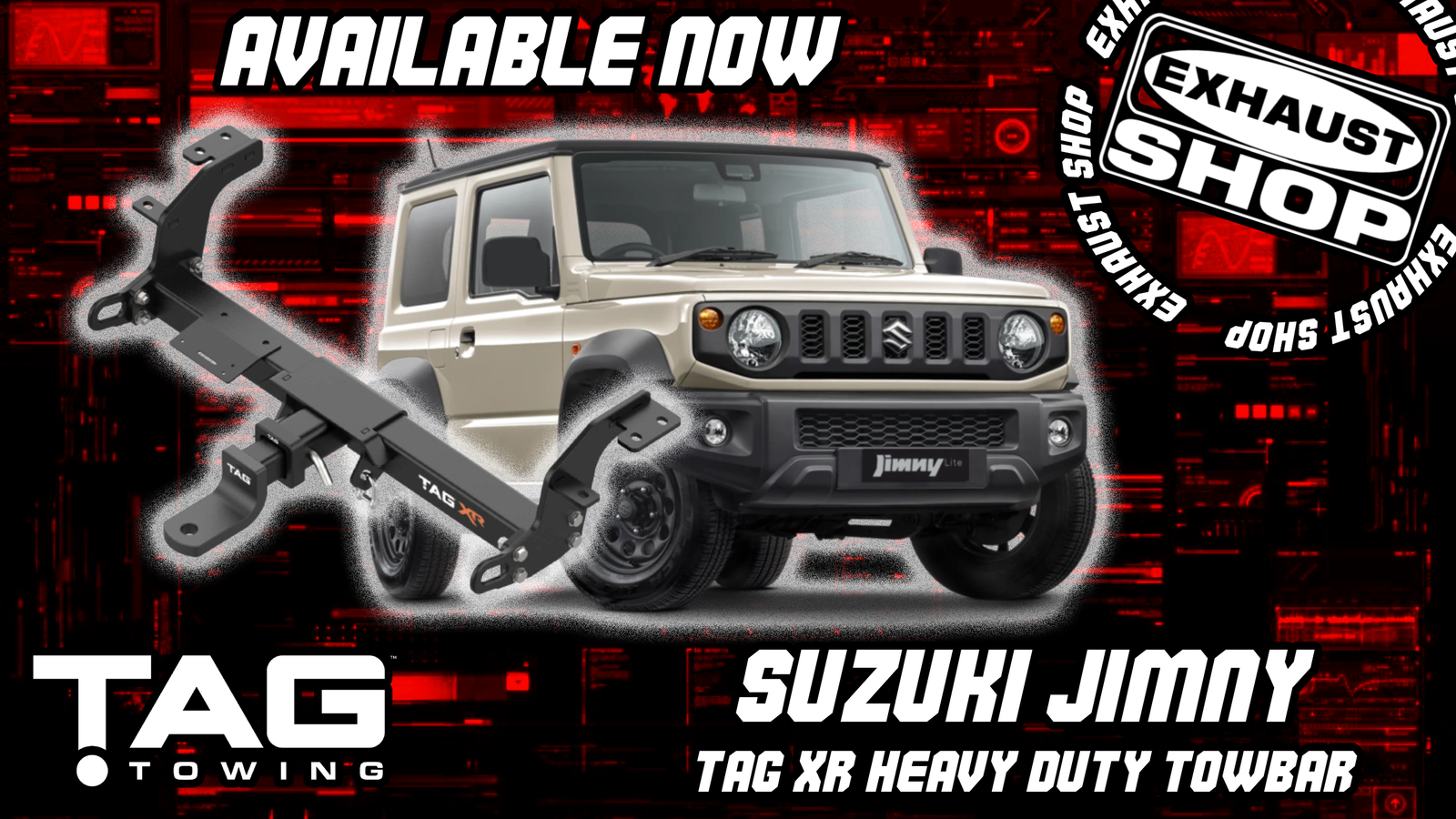 TAG Towbars - Suzuki Jimny JB47 Heavy Duty Recovery Towbar. Available Now!