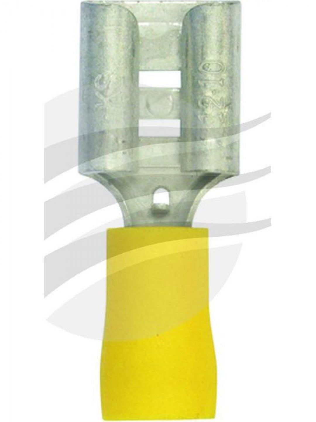 Jaylec - Pack Of 50 Female Blade Terminal 9mm Insul Pvc Copper Sleeve Double