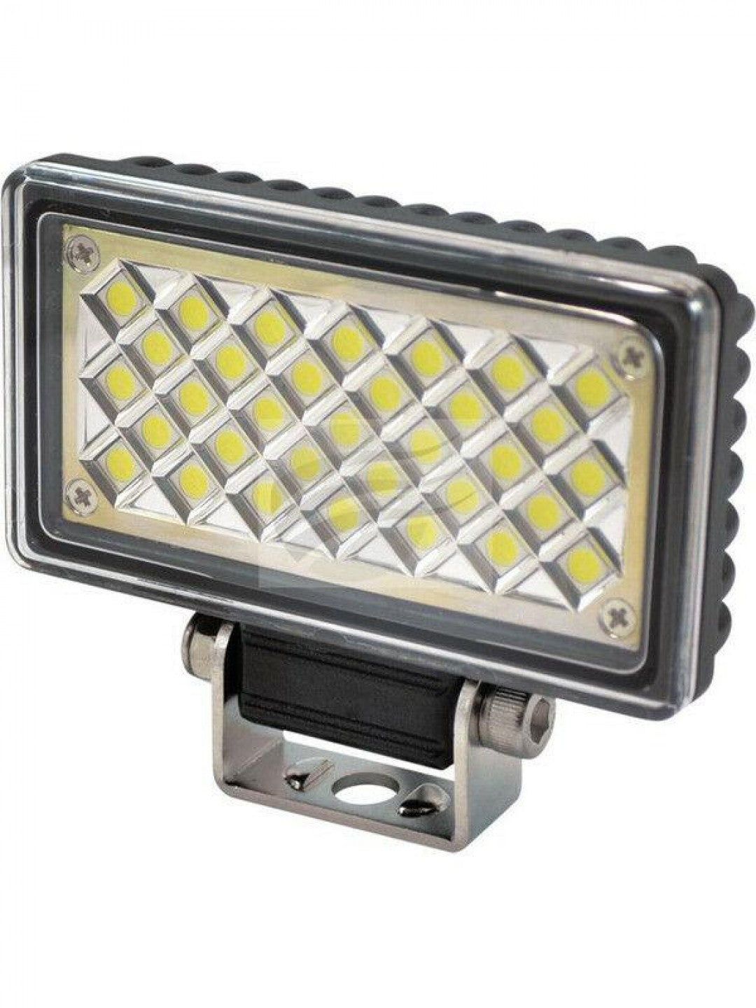 Jaylec - LED Rectangle Worklamp Flood Beam 10-30 Volts 6.6 Watt Black