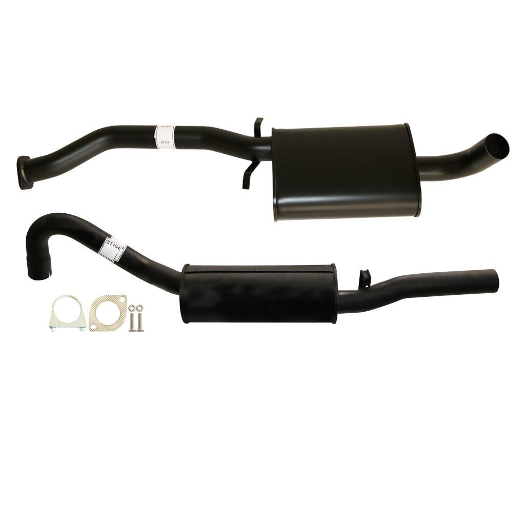 ESA - Holden Commodore VL Turbo/V8 2 1/2" Catback Kit Inc 2 x Everflo Mufflers
