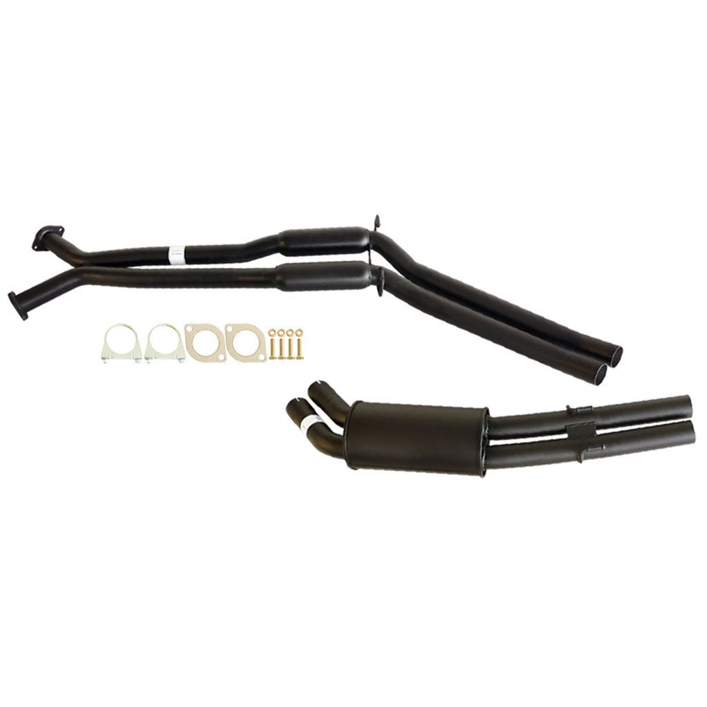 ESA | Twin 2.5" Catback Exhaust Front Hotdog Rear Muffler | Holden Statesman WH WK WL V8 | ST133HD-135