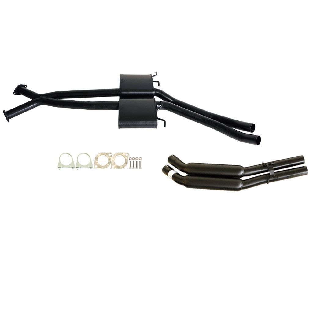 ESA | Twin 2.5" Catback Exhaust Front Mufflers Rear Hotdogs | Holden Commodore VT VX VY VZ V8 & VZ V6 Ute Wagon | ST133-134HD