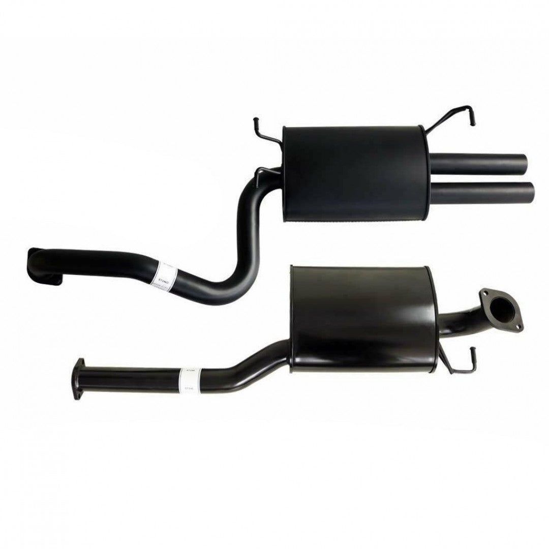 ESA - Ford Falcon BA-BF Sedan G6E XR6 2 1/2" Catback Kit Inc Everflo Mufflers Dual Outlet