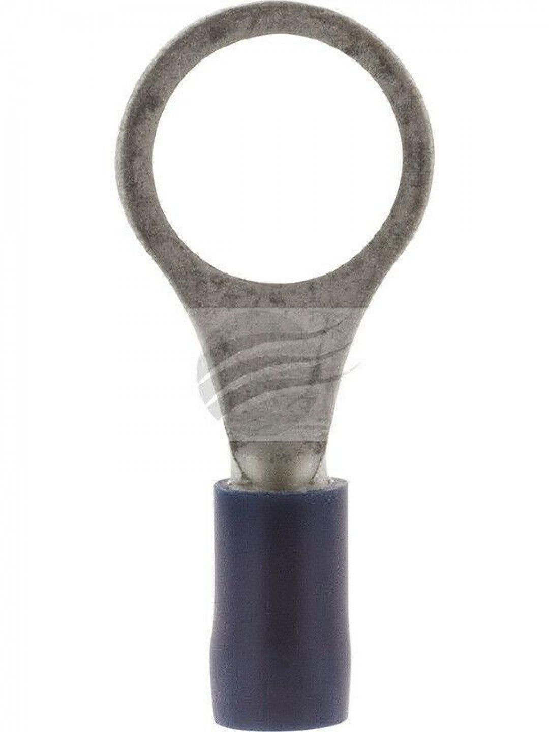 Jaylec - Pack Of 10 Ring Terminal 10mm Insul Pvc Double Crimp Blue