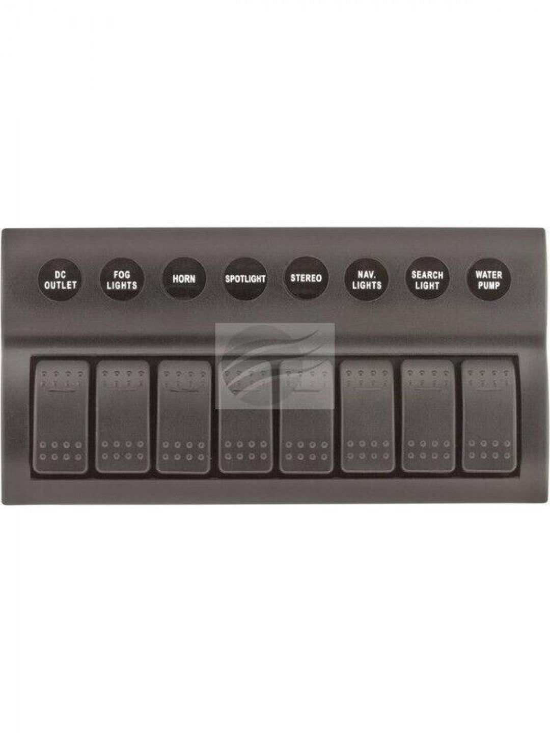 Jaylec - LED Switch Rocker Panel 8 Way 8 X On/Off Prewired Circuit
