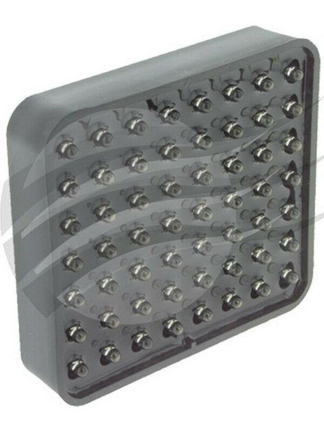 Jaylec - Square Red LED Rainlight 12 Volts Fia Approved 100mm X 92mm Rain Light