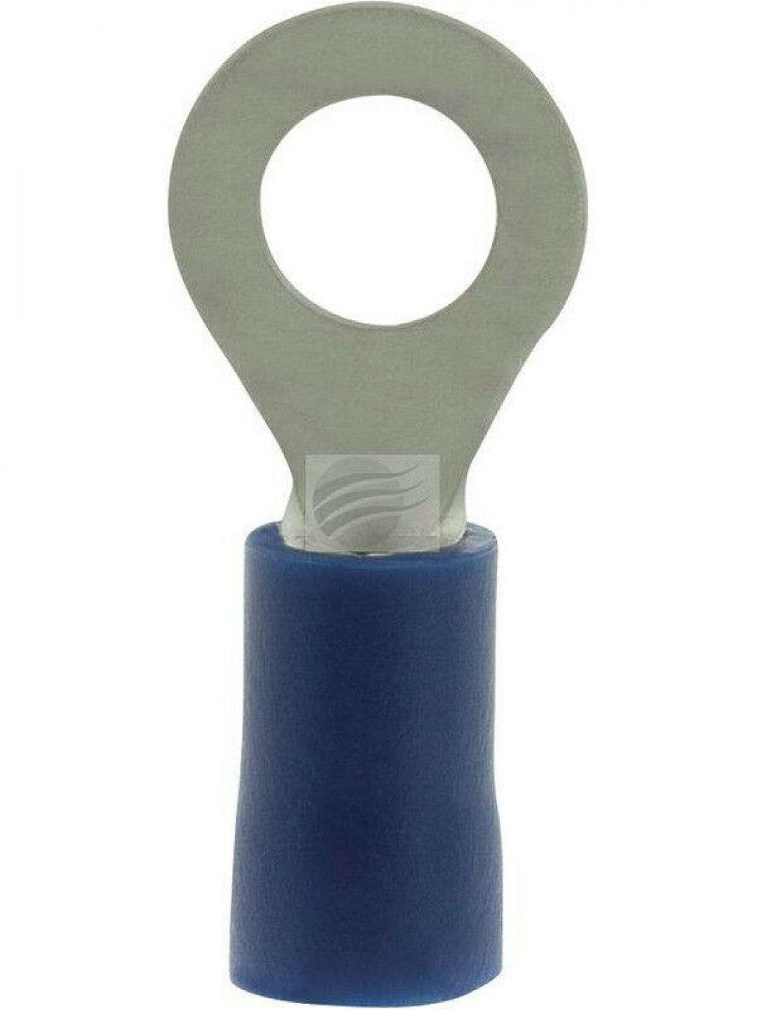 Jaylec - Pack Of 10 Ring Terminal 5mm Insul Pvc Std Crimp Blue Use