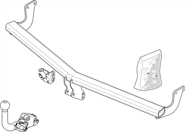 BRINK - Citroen C3 (2009 - 2016), Citroen DS3 (2009 - 2015) European Towbar