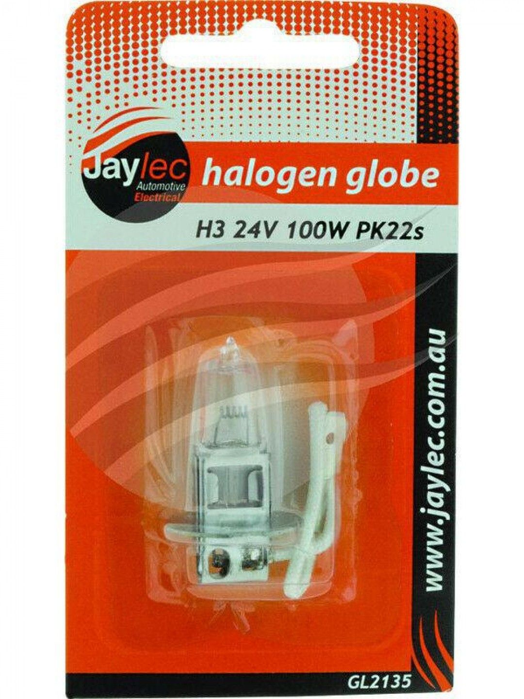 Jaylec - H3 Halogen Globe 24 Volts 100 Watt 22S Pack Of 1