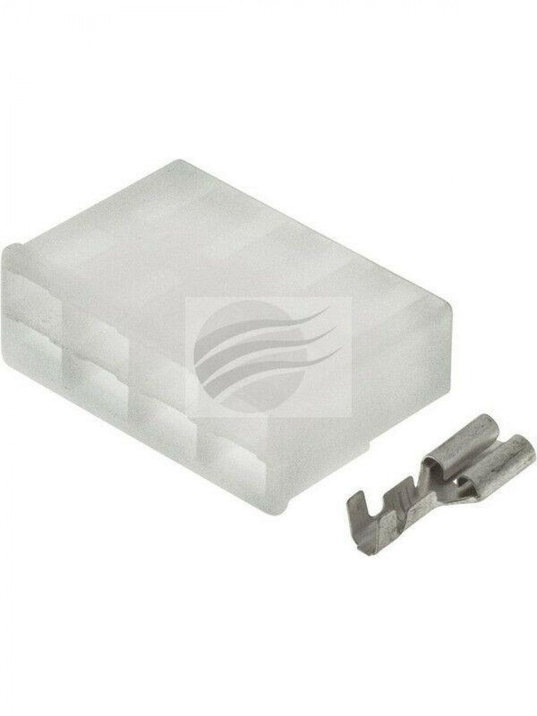 Jaylec - Pack Of 10 Qc Connector Housing with Terminals Female 8 Way No