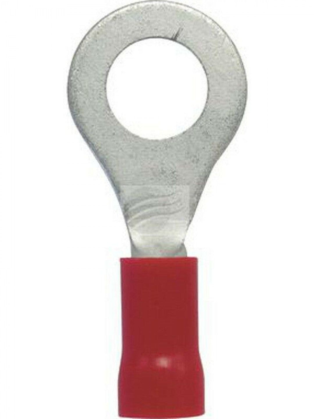 Jaylec - Ring Terminal 6mm Red Pack Of 10