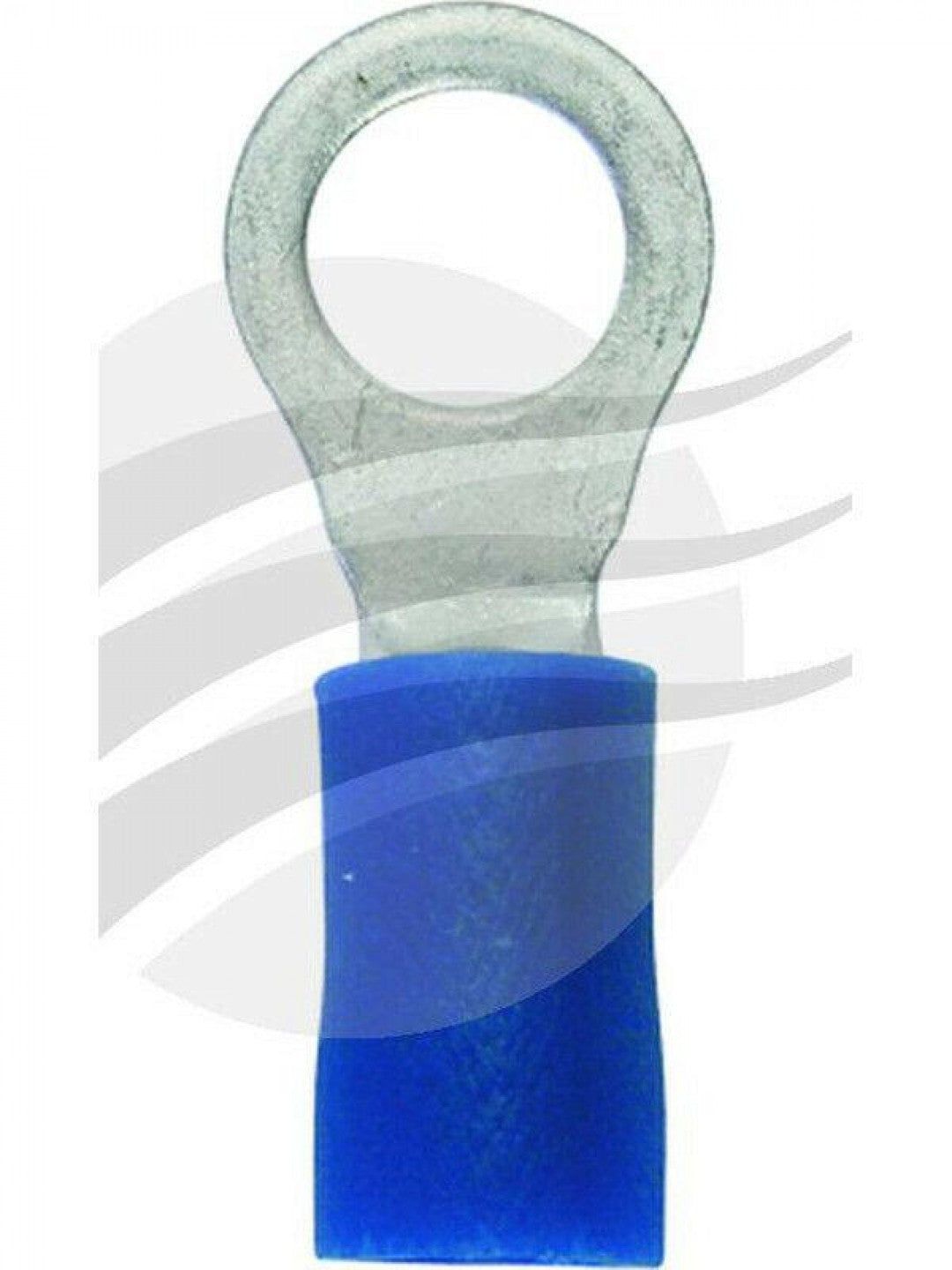 Jaylec - Pack Of 100 Ring Terminal 5mm Insul Pvc Copper Sleeve