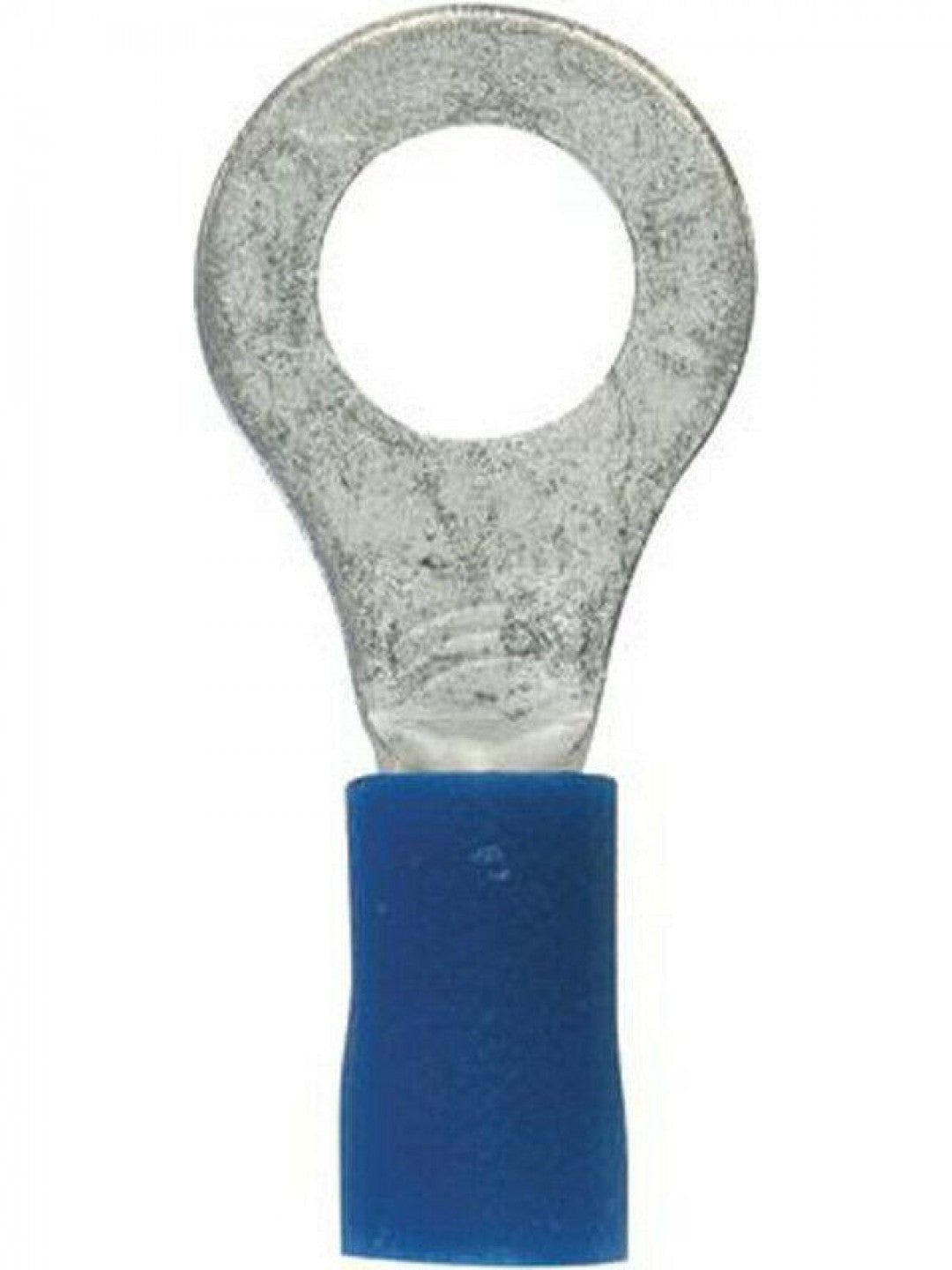 Jaylec - Pack Of 10 Ring Terminal 6mm Insul Pvc Std Crimp Blue Use