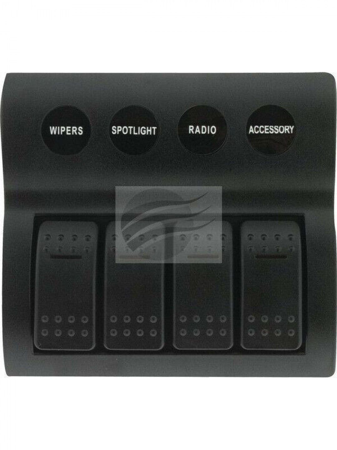 Jaylec - LED Switch Rocker Panel 4 Way 4 X On/Off Prewired Circuit