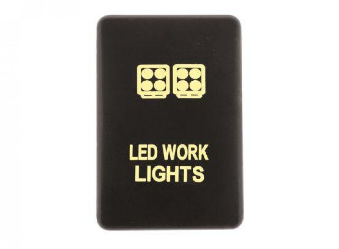 Hulk 4X4 - SWITCH PUSH BUTTON ON / OFF OE RPL 12V WORK LIGHT AMBER