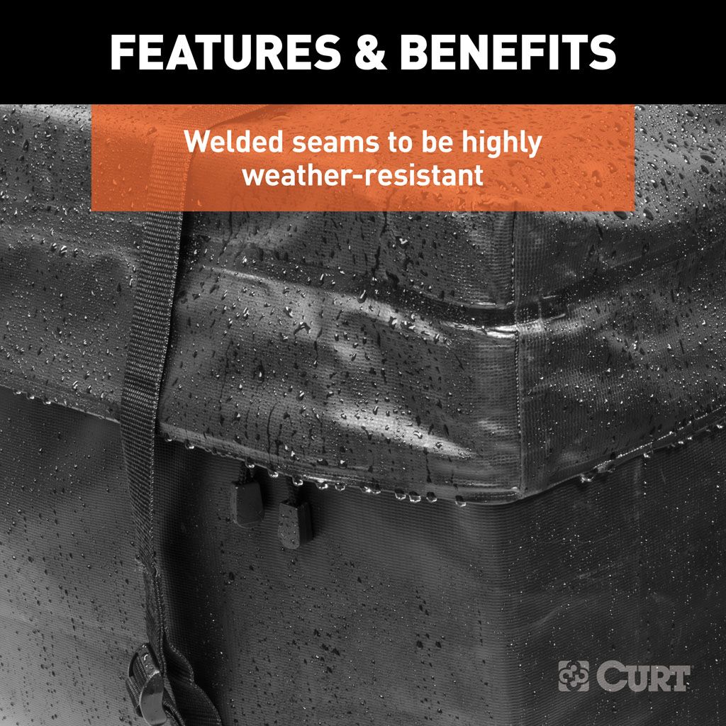 CURT - Weather-Resistant Vinyl Cargo Bag (142cm x 56cm x 53cm)