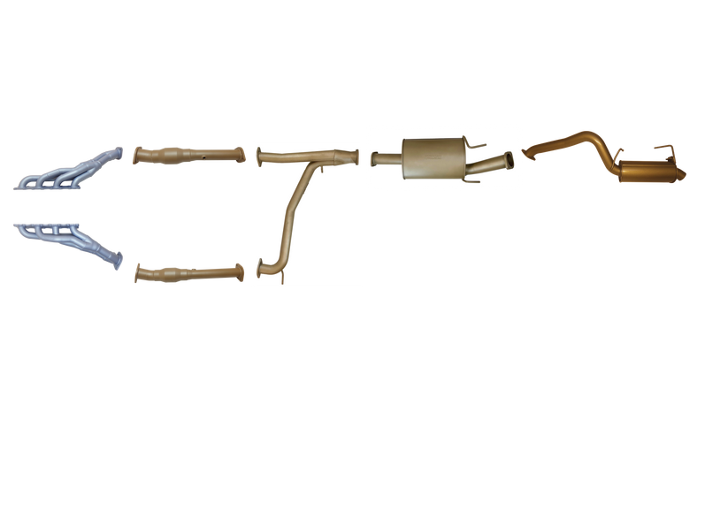Pacemaker King Brown | Single 3" Exhaust Kit With Headers & Cats | Nissan Patrol Y62 Series 1-3 5.6L V8 2013–2017 | KB9520-HCMR