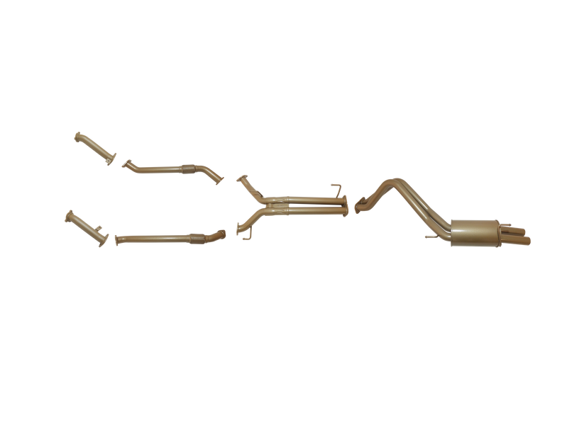 Pacemaker King Brown | Twin 2.5" Turbo Back Exhaust with Rear Resonator | Toyota LandCruiser 200 Series 2008–09/2015 | KB12030-XXXR