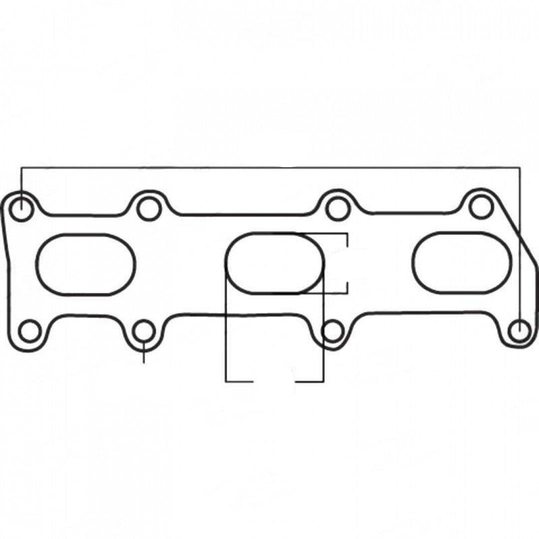 Holden Rodeo 3.2L & 3.5L V6 Petrol, Year 2003-on, Cemjo - Exhaust Manifold Gasket