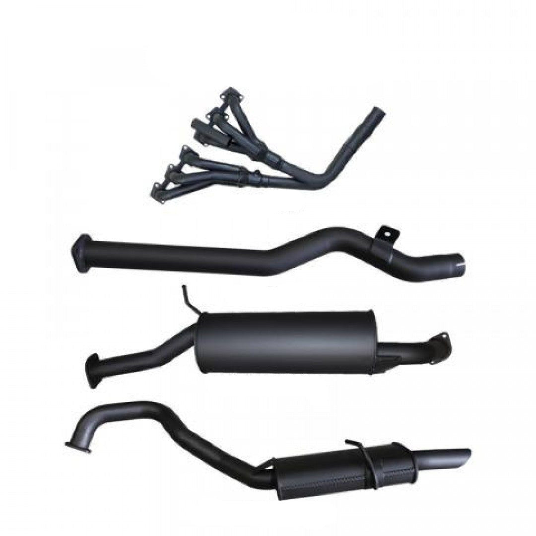 Manta | 2.5″ Full Exhaust System No Cat with Centre & Rear Hotdog | Nissan Patrol GU 4.5L TB45 Petrol Wagon 1997–2001