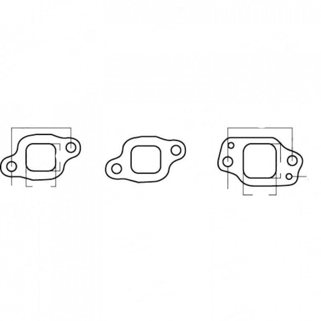 Daihatsu Rocky F55P, F70 & F77, Delta V24 & V34 F27, Scat F60& F65 - Exhaust Manifold Gasket