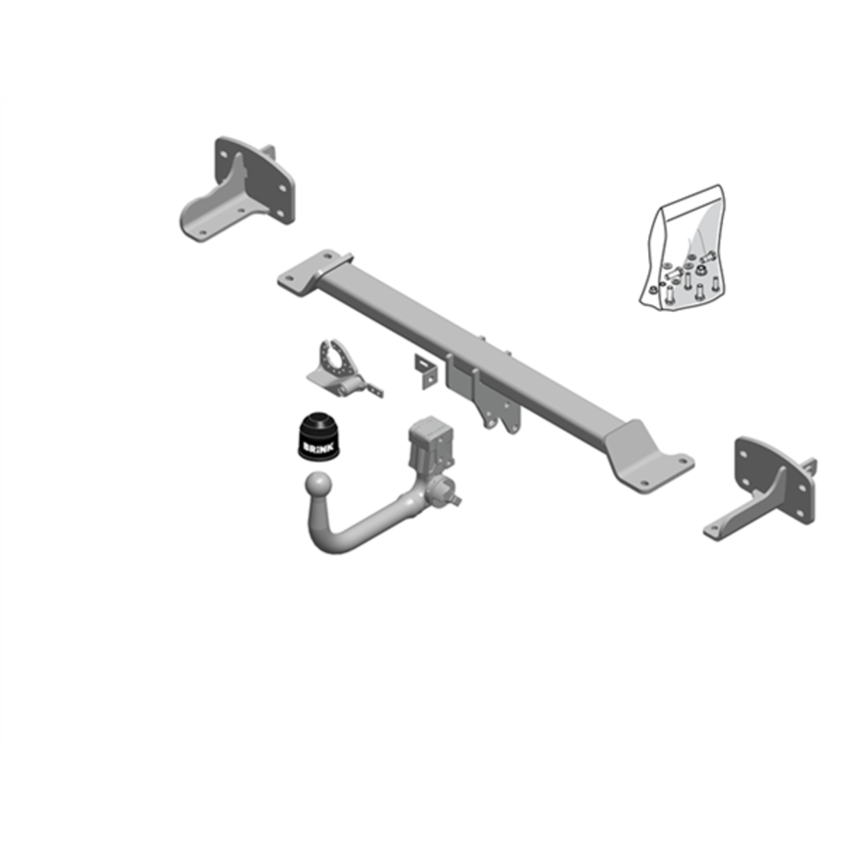 BRINK | European Vertical Detachable Towbar | Mercedes-Benz GLA-Class X156 2014–2020 | BR-588100