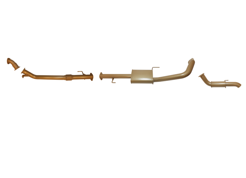 Pacemaker King Brown | 3" Exhaust Kit | Toyota Prado 120/150 Series 3.0L TD 2006-2015 | KB12220-XXMR