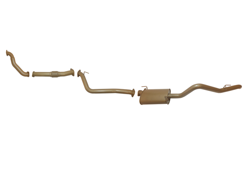 Pacemaker King Brown | Single 3" Turbo Back Exhaust with Muffler | Isuzu D-MAX 3.0L TD 2010-2012 | KB8501-XXMX
