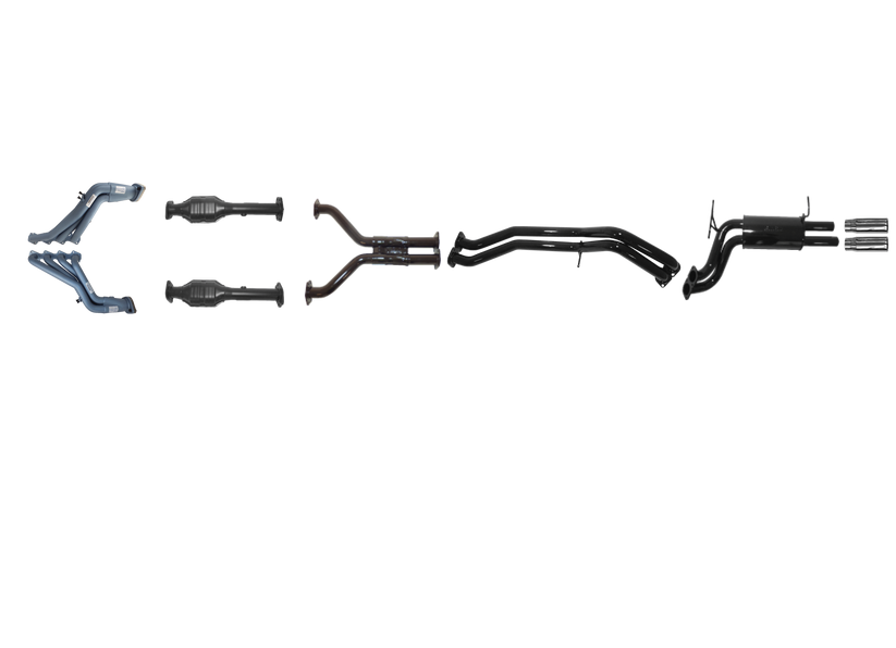 Pacemaker Performance Exhaust System with Tuned Headers for Ford Falcon BA BF FPV GT XR8 5.4L Boss V8 2002–2008 - PP4008-07 (No Center Muffler Variant)