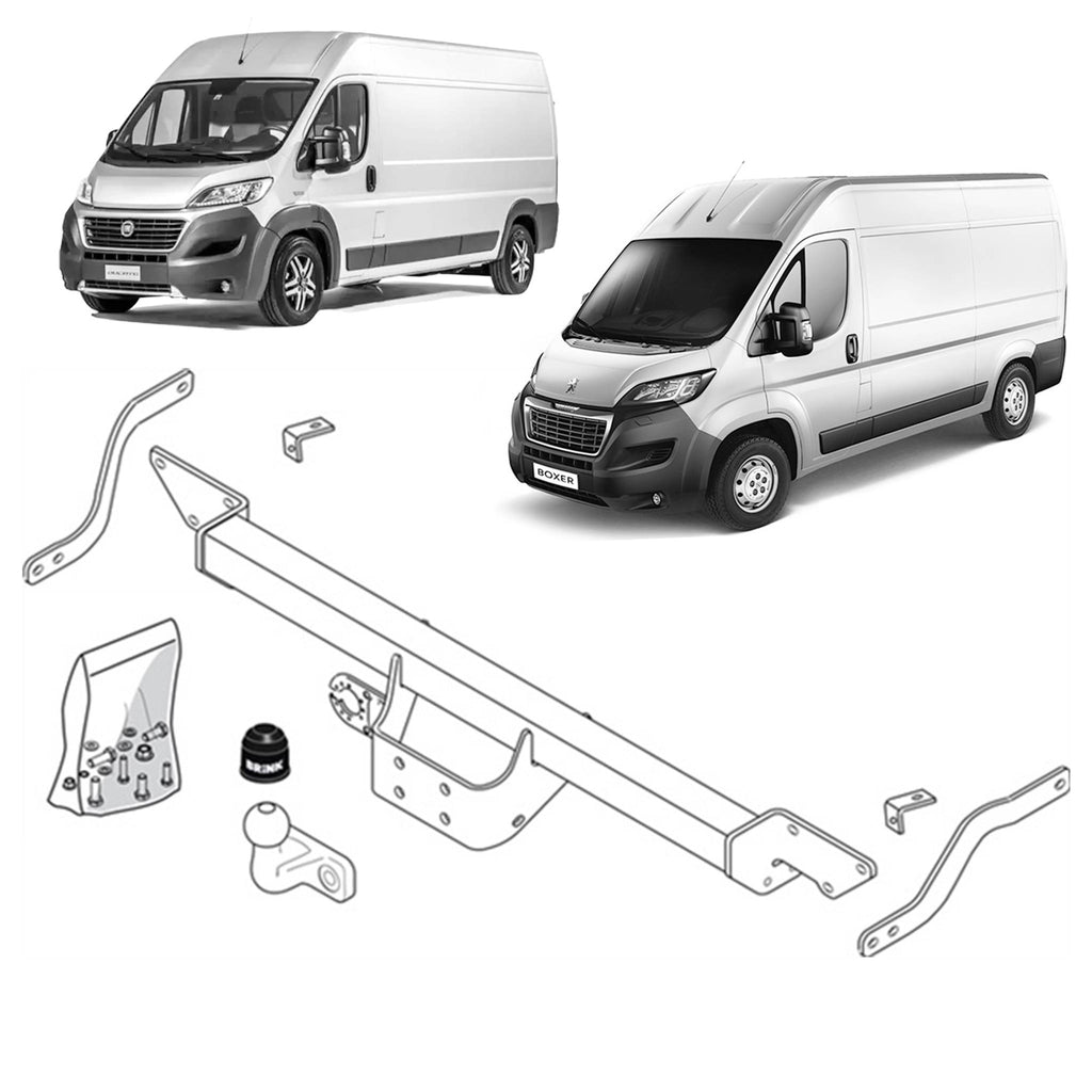 Brink | Fixed Flange Towbar | Fiat Ducato Peugeot Boxer 250 290 2006–ON | BR-481900