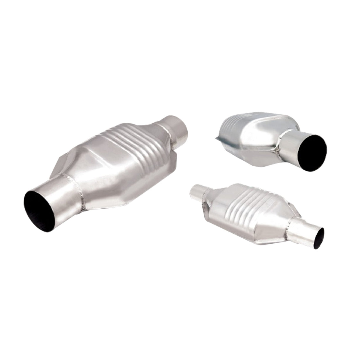 XForce | 3" Oval Ceramic Hi-Flow Cat Converter | Universal Fitment | CAT04-3