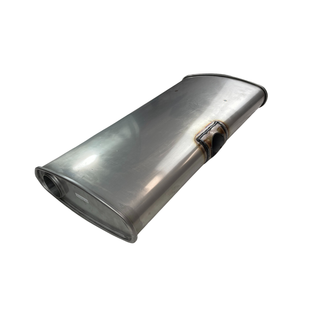 Redback - 2.25" East-West Muffler C/TT 24"x12"x4" Oval 409 Stainless Steel