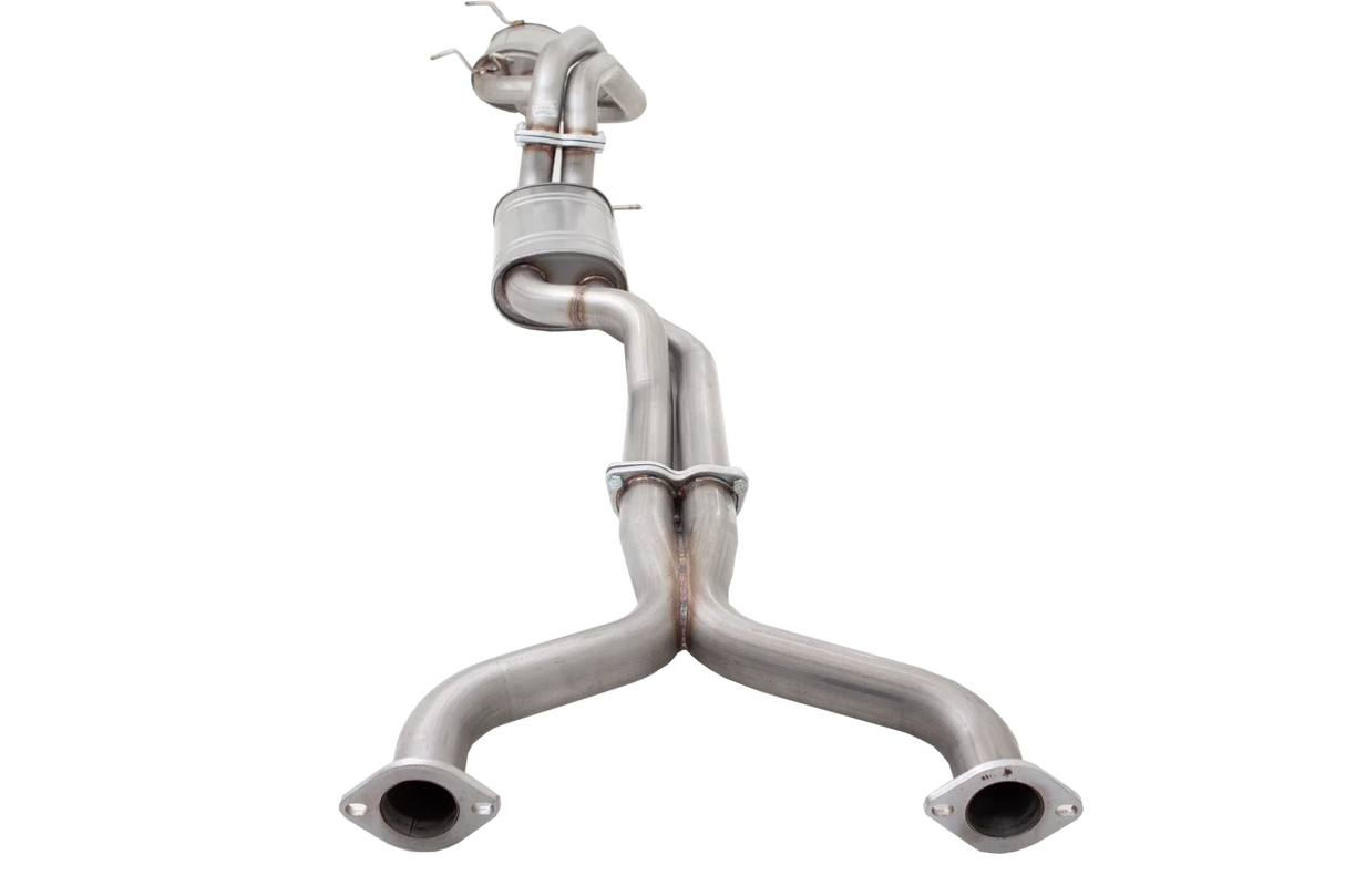 XForce | Twin 2.5" Louder Cat Back Exhaust | Ford Falcon BA BF V8 Sedan 2002–2008 | E4-F8-01-CBS