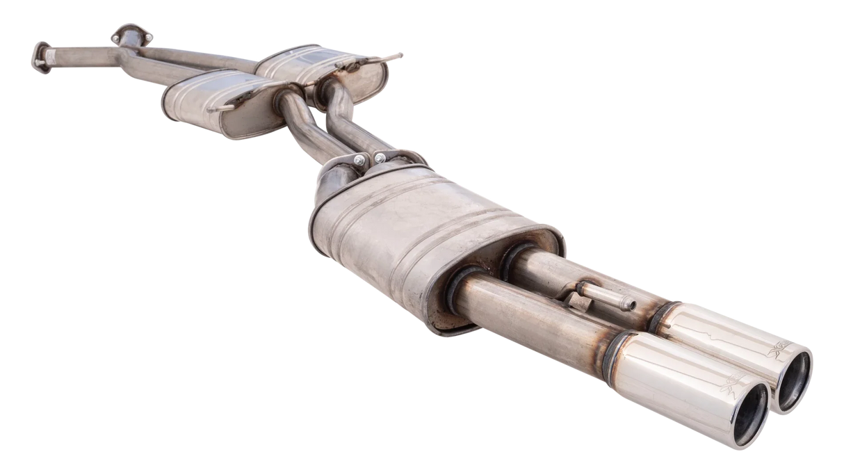 XForce | Twin 2.5" Cat Back Exhaust dual Tips | Holden Statesman Caprice WH WK WL V8 1999–2006 | E4-HV22-1-CBS