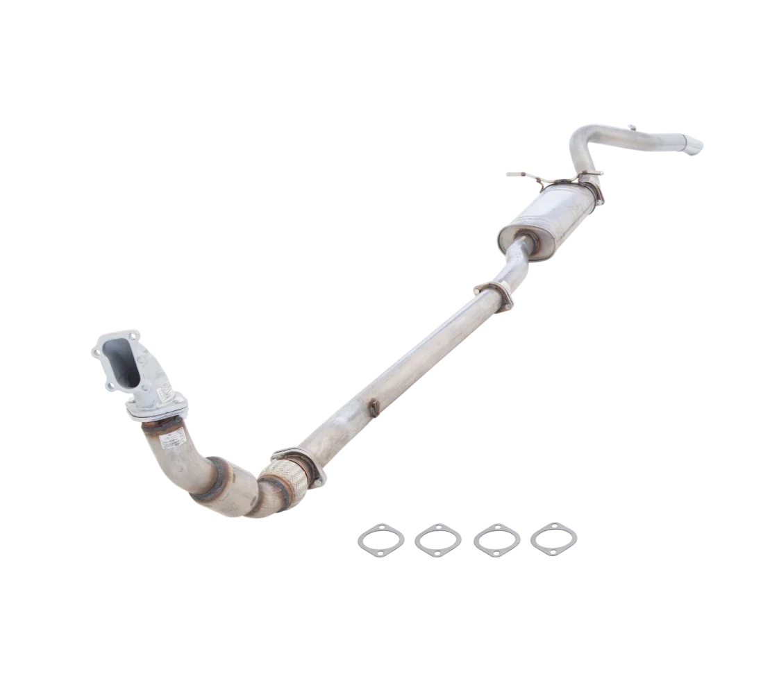 XForce - NISSAN NAVARA D22 3.0L TURBO DIESEL (1997-2009), 3″ Stainless Steel Turbo Back System with Metallic Cat Converter