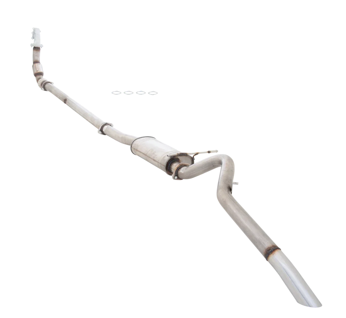 XForce - NISSAN NAVARA D22 3.0L TURBO DIESEL (1997-2009), 3″ Stainless Steel Turbo Back System with Metallic Cat Converter