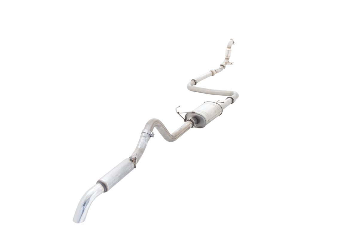 XForce | 3" Turbo Back Exhaust High Flow Cat | Nissan Navara D40 2.5L Diesel Manual 2005–2015 | E4-ND40MWC-TBS