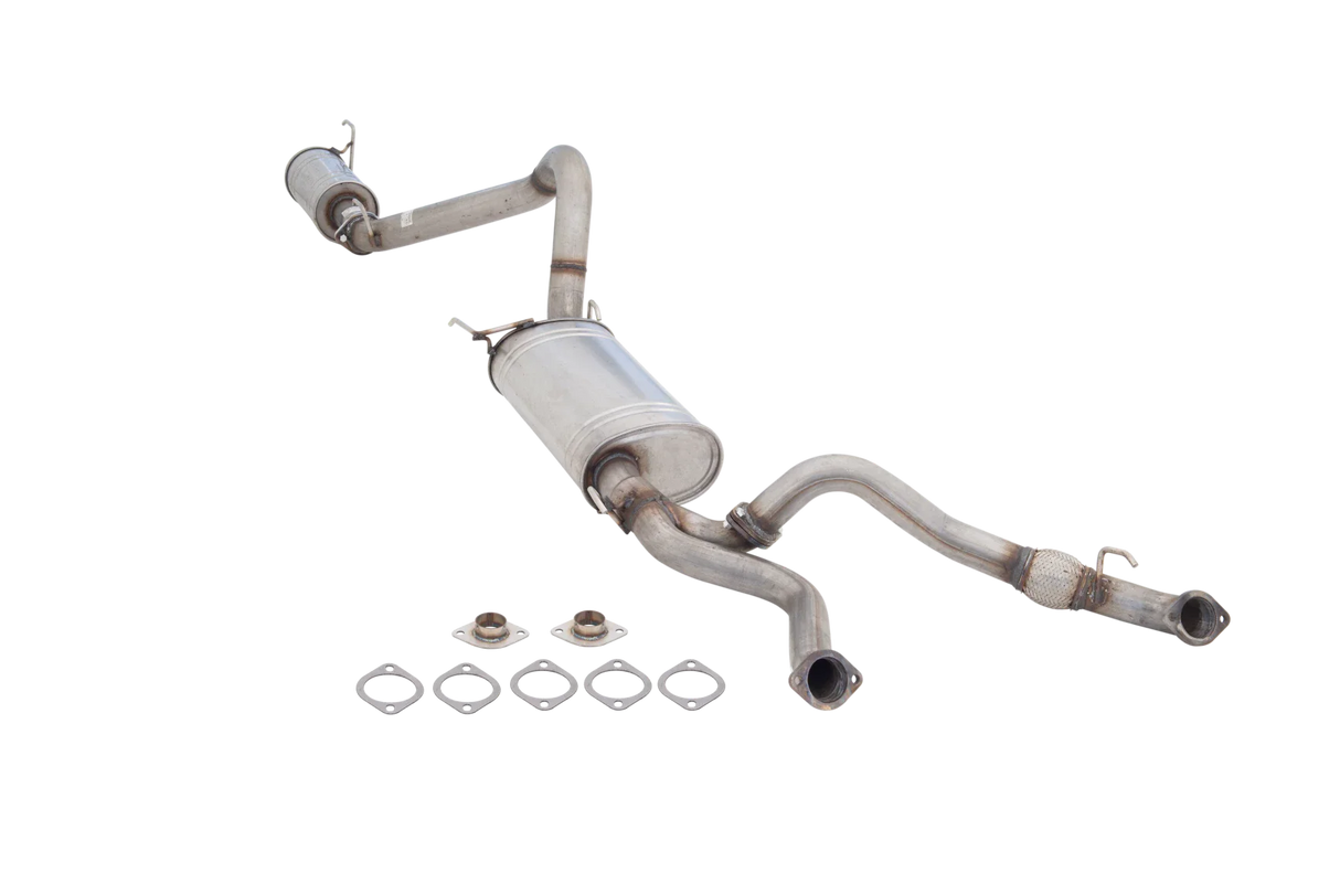 XForce | Twin 2.5" to 3" Cat Back Exhaust System | Toyota Landcruiser 100 Series 4.7L V8 1998–2007 | E4-TL108-CBS