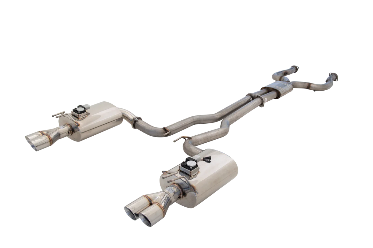 XForce | Twin 2.25" Varex Valved Cat-Back Exhaust | Holden VE VF SV6 V6 Sedan 2006–2017 | E4-VE17VMK-CBS