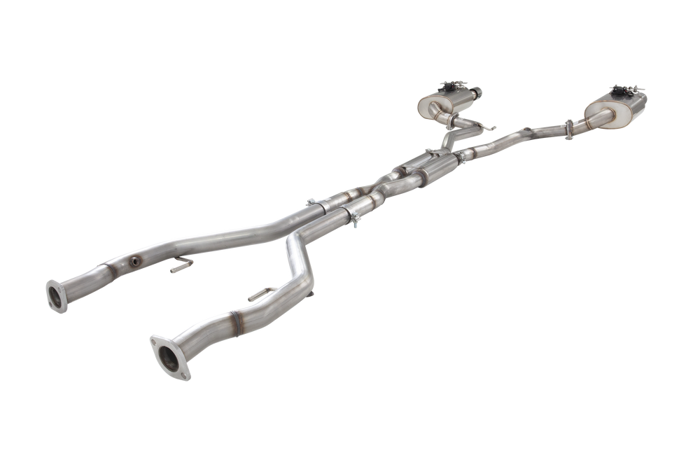 Xforce | Twin 2.5" Varex Valved Cat Back Exhaust | Holden VE VF Commodore V8 Ute 2007–2017 | E4-VF72UTE-VMKCBS