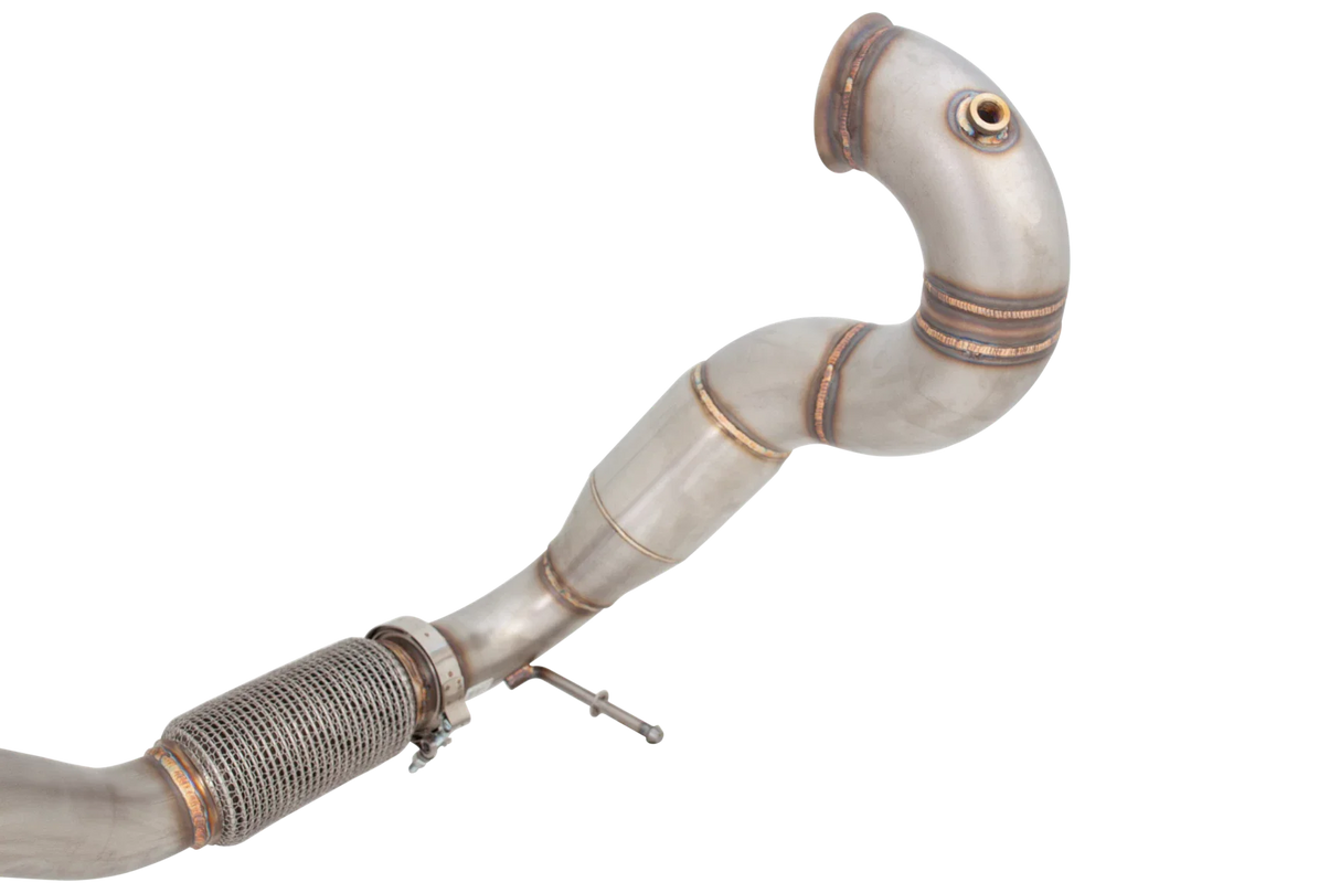 Xforce | 4" Downpipe & High Flow Cat Kit | Mercedes Benz A45 AMG W176 2013–2018 | ESA45KITB