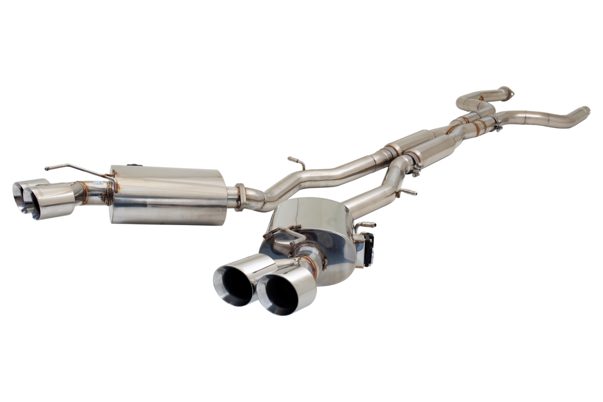 Xforce | 3" Varex Stainless Cat Back Exhaust | Chevrolet Camaro Gen 6 SS 2016–2024 | ES-CC16-VMK-CBS