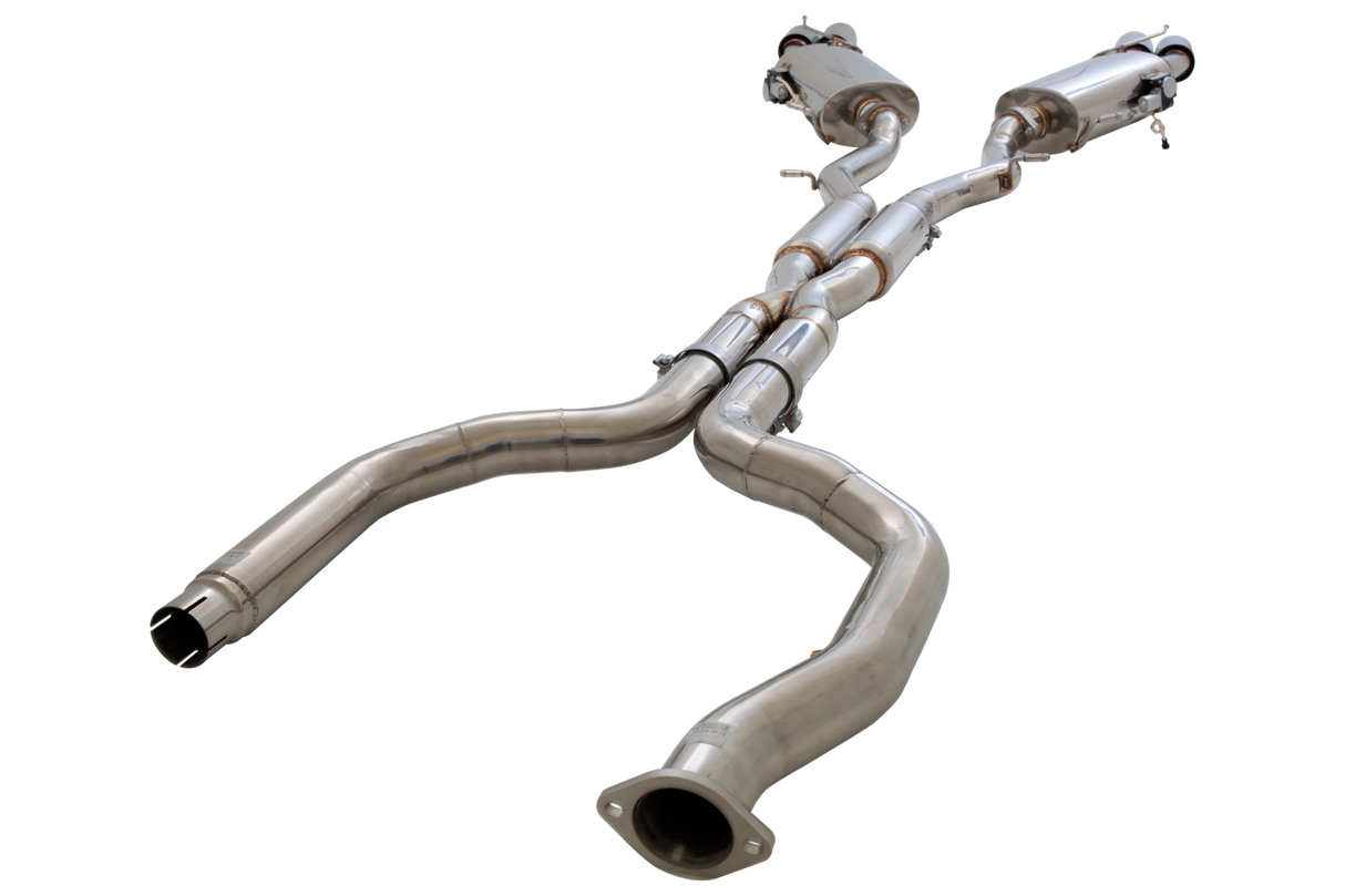 Xforce | 3" Varex Stainless Cat Back Exhaust | Chevrolet Camaro Gen 6 SS 2016–2024 | ES-CC16-VMK-CBS