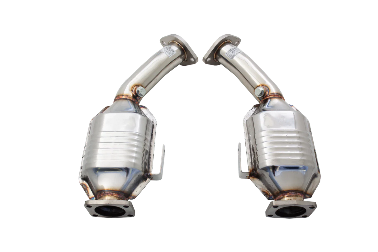 XForce | Twin 2.5" Ceramic High Flow Cat Converters | Holden Commodore VT-VZ V6 V8 1997 - 2007 | ES-HV08-CAT