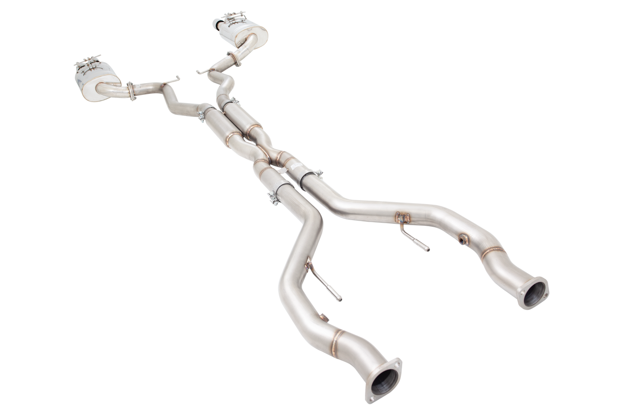 XFORCE - Holden COMMODORE, V8 VE/VF V8 UTE 2008-2017, 2.5" Inch Stainless Steel Twin Catback Exhaust System