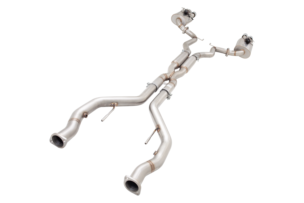 Xforce | Twin 2.5" Varex Valved Cat Back Exhaust | Holden VE VF Commodore V8 Ute 2007–2017 | ES-VF72UTE-VMKCBS