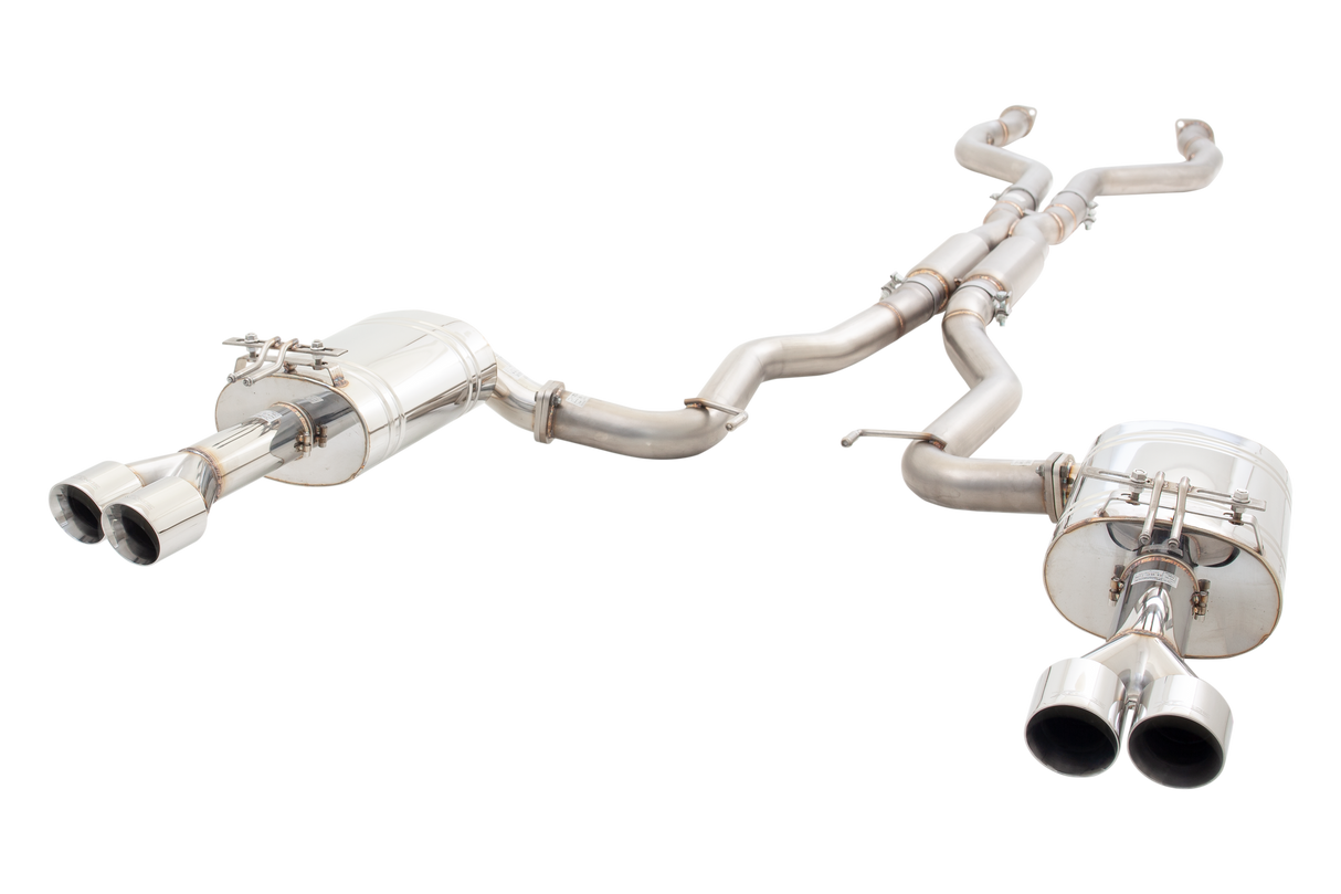 XFORCE - Holden COMMODORE, V8 VE/VF V8 UTE 2008-2017, 2.5" Inch Stainless Steel Twin Catback Exhaust System