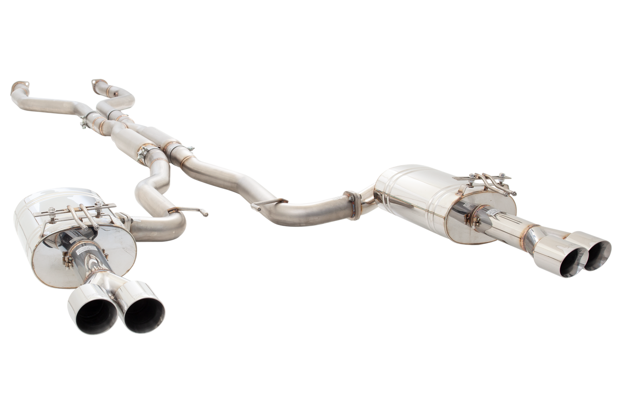 XFORCE - Holden COMMODORE, V8 VE/VF V8 UTE 2008-2017, 2.5" Inch Stainless Steel Twin Catback Exhaust System