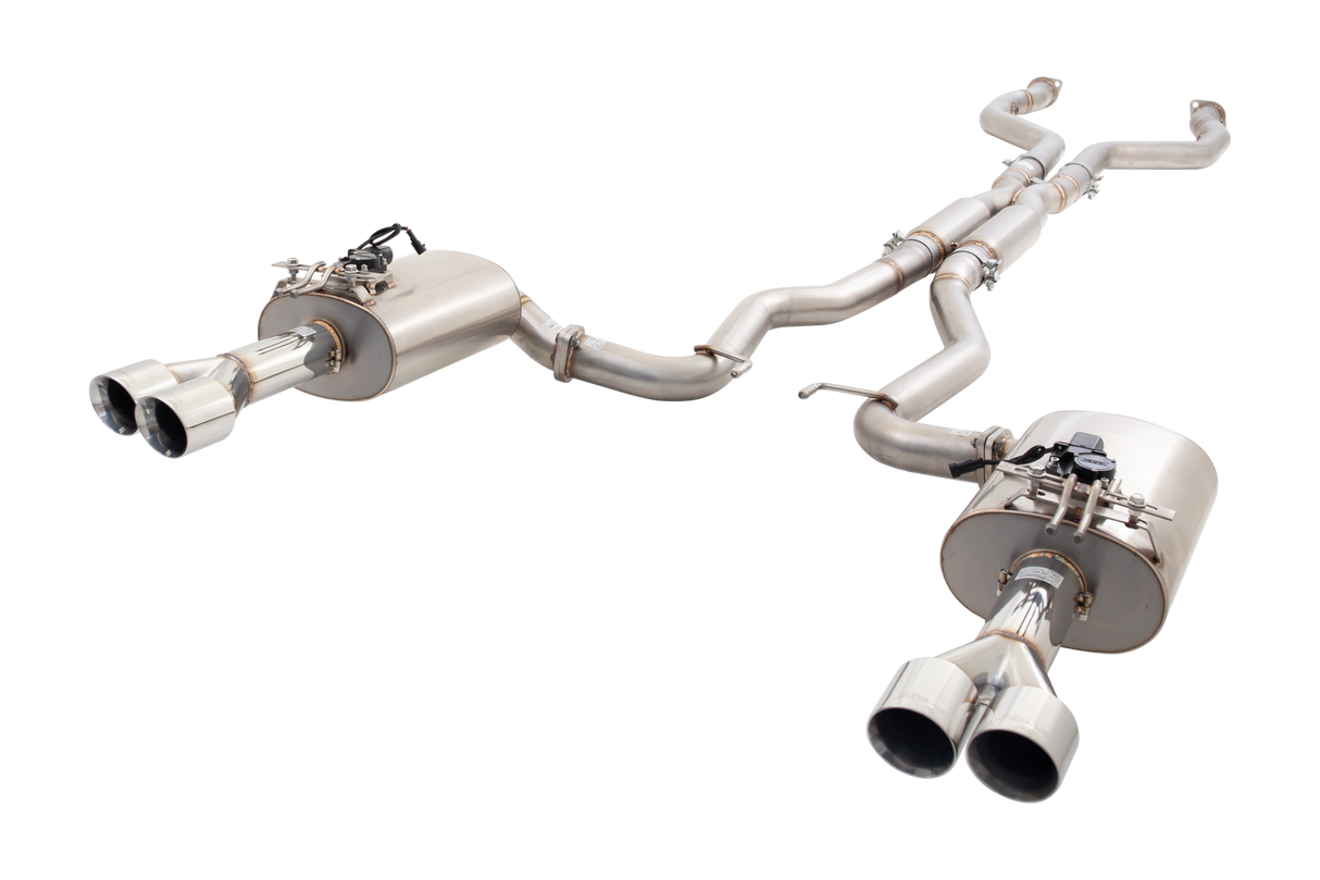 Xforce | Twin 2.5" Varex Valved Cat Back Exhaust | Holden VE VF Commodore V8 Ute 2007–2017 | ES-VF72UTE-VMKCBS