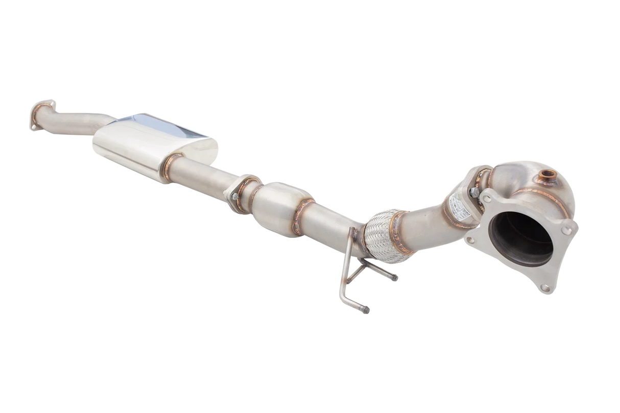 Xforce | 3" Stainless Downpipe & 100-Cell Cat | VW Golf R MK6 & Audi S3/A3 8P 2008–2013 | ES-VW07-XFKITB